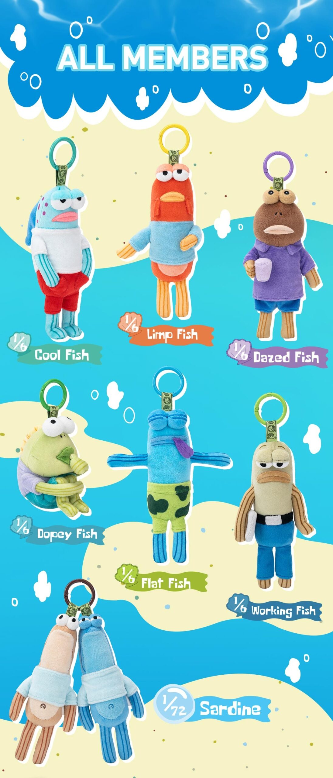SpongeBob — Bikini Bottom Buddies Whimsical Plush Blind Box | POP MART — official detail