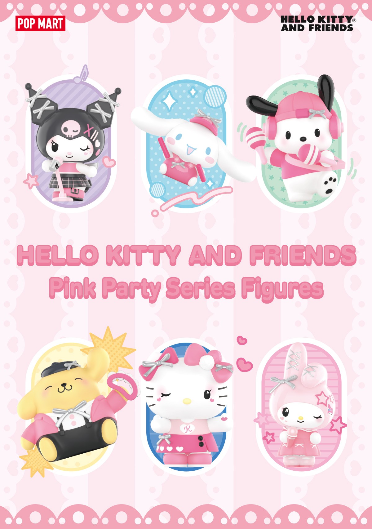 Sanrio — Hello Kitty and Friends Pink Party Blind Box | POP MART — official detail