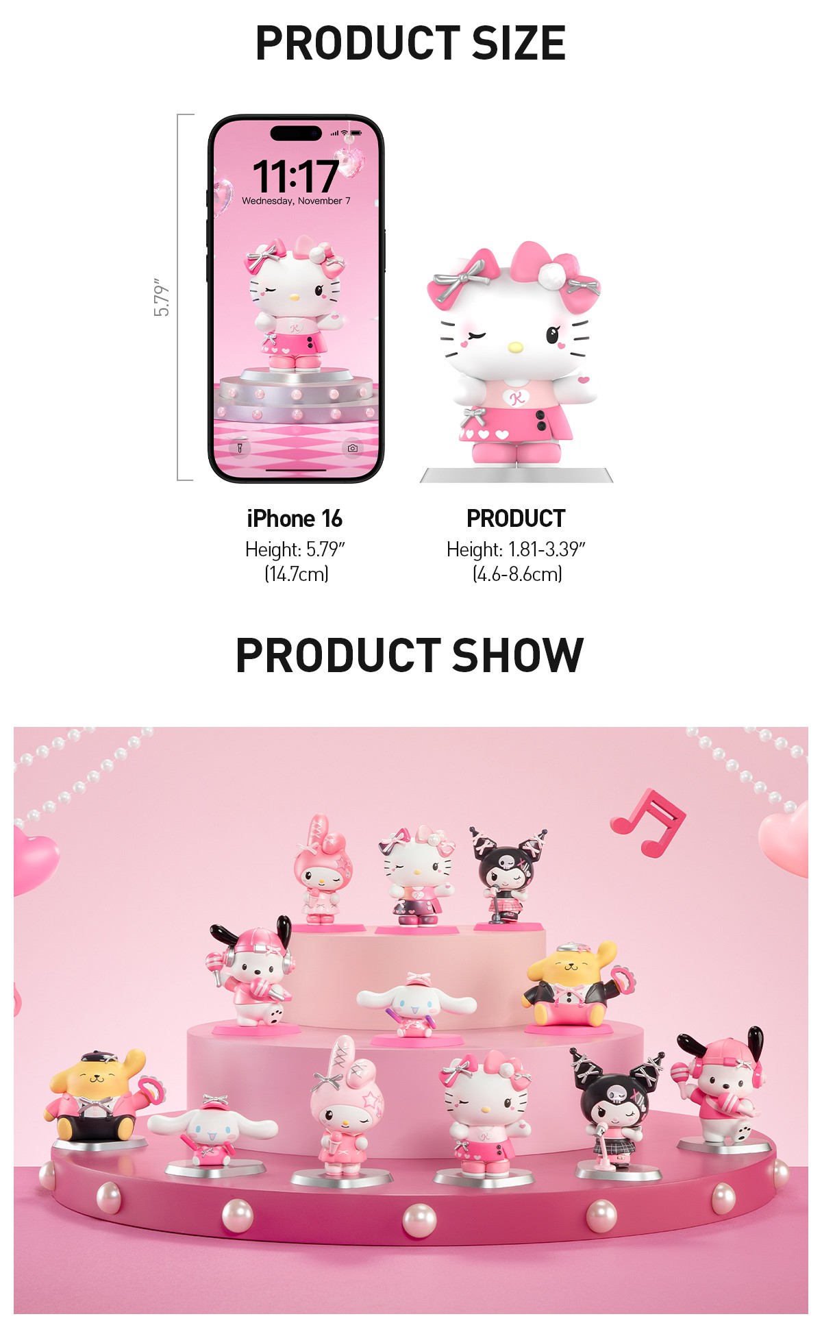 Sanrio — Hello Kitty and Friends Pink Party Blind Box | POP MART — official detail