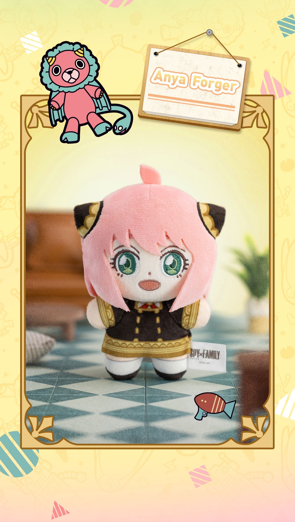 SPY × FAMILY — Character Plush Blind Box | POP MART — official detail