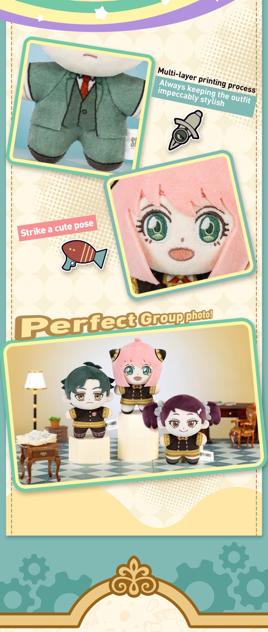 SPY × FAMILY — Character Plush Blind Box | POP MART — official detail