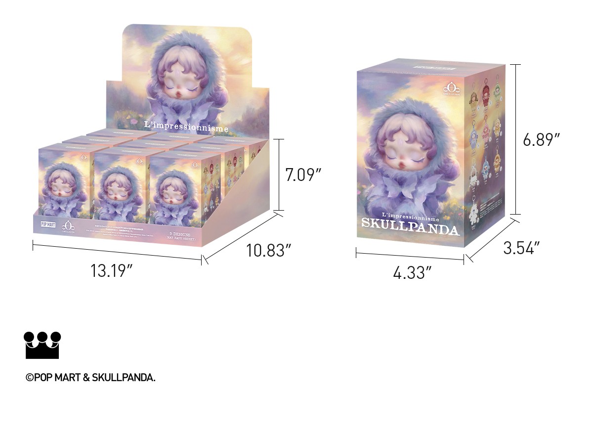 SKULLPANDA — L'impressionnisme Series Blind Box | POP MART — official detail