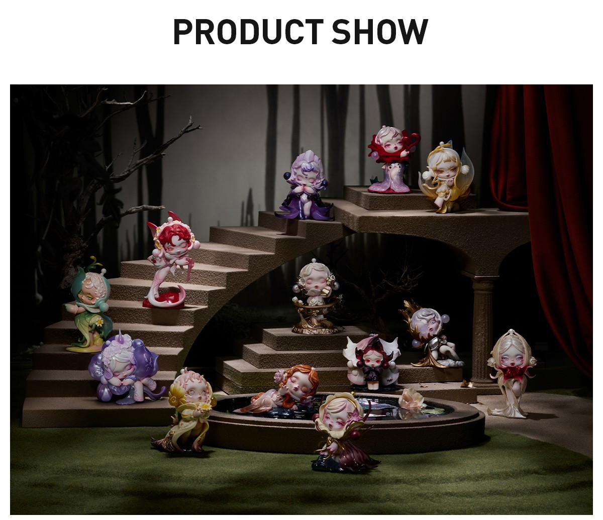 SKULLPANDA — Petals in Four Acts Series Blind Box | POP MART — official detail