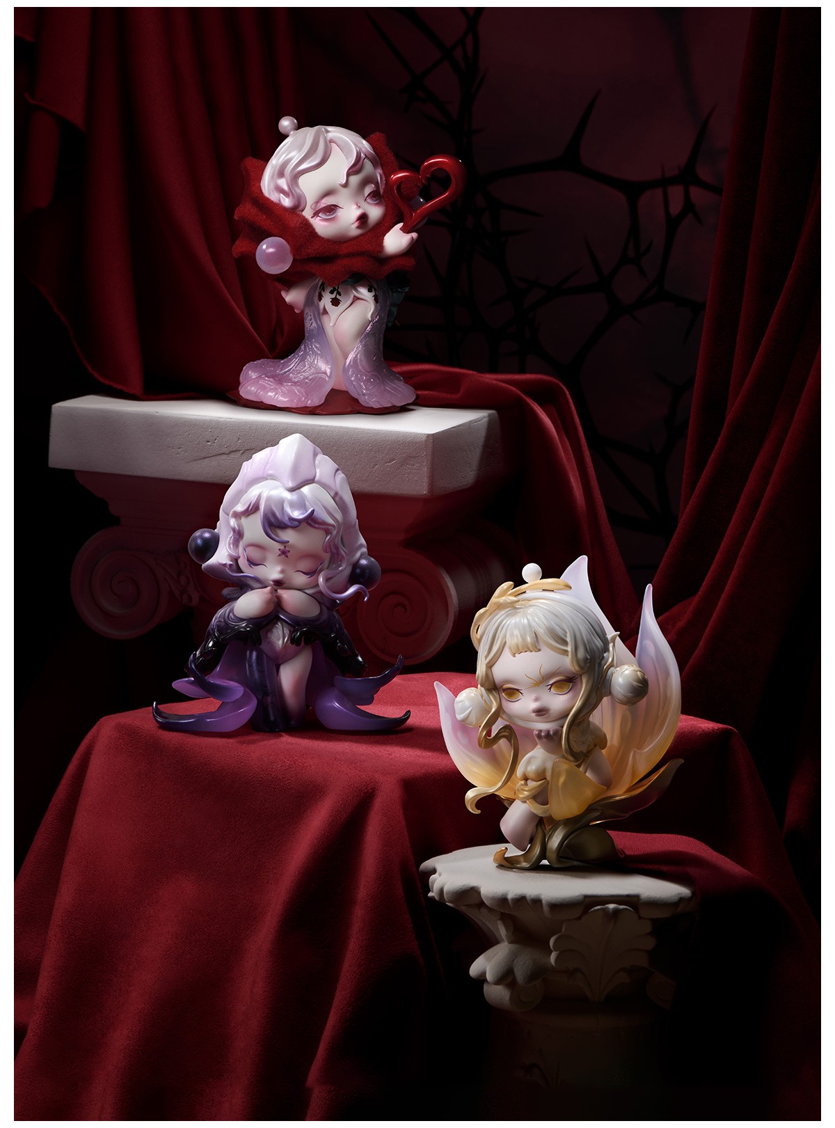 SKULLPANDA — Petals in Four Acts Series Blind Box | POP MART — official detail