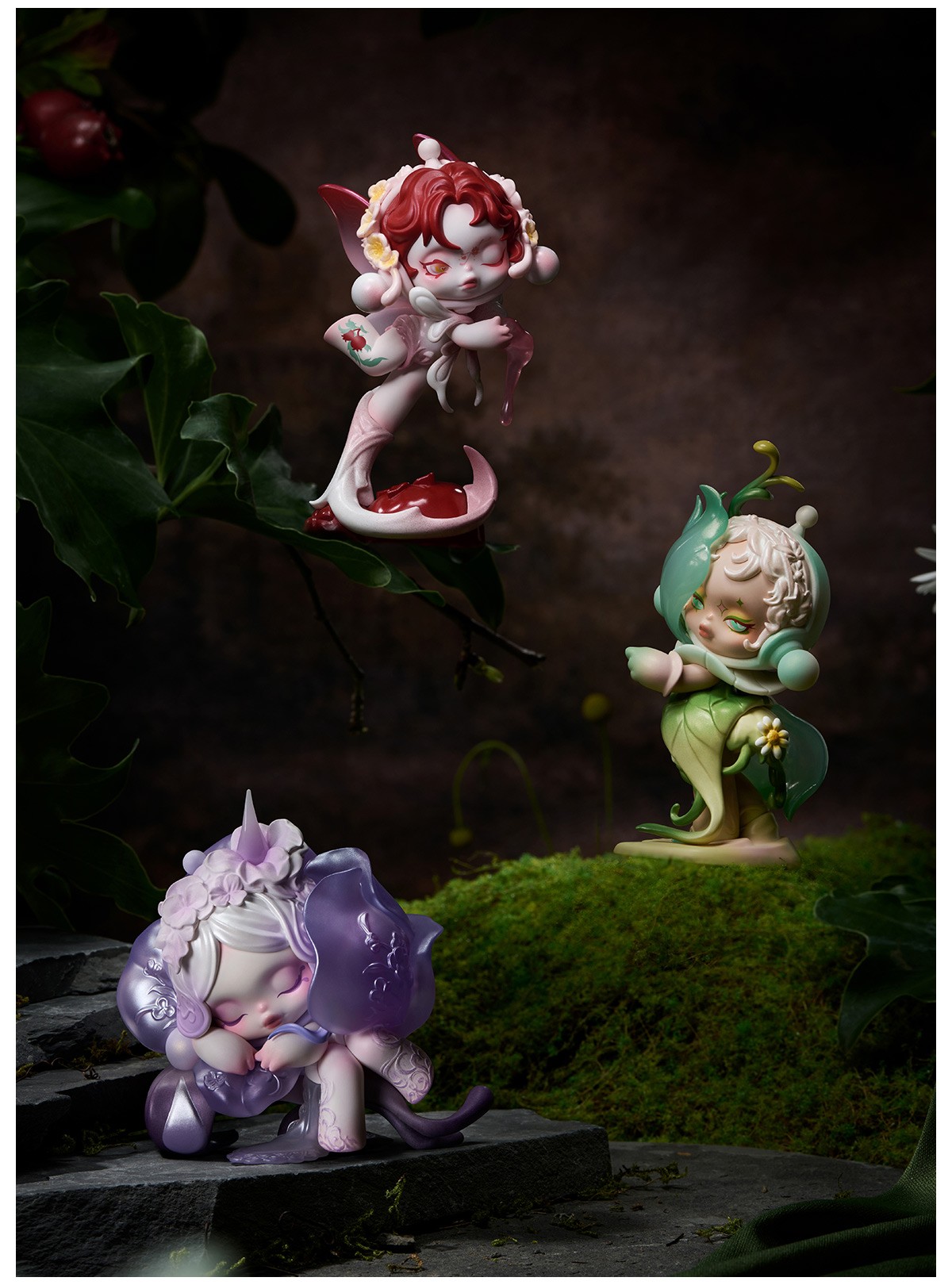 SKULLPANDA — Petals in Four Acts Series Blind Box | POP MART — official detail