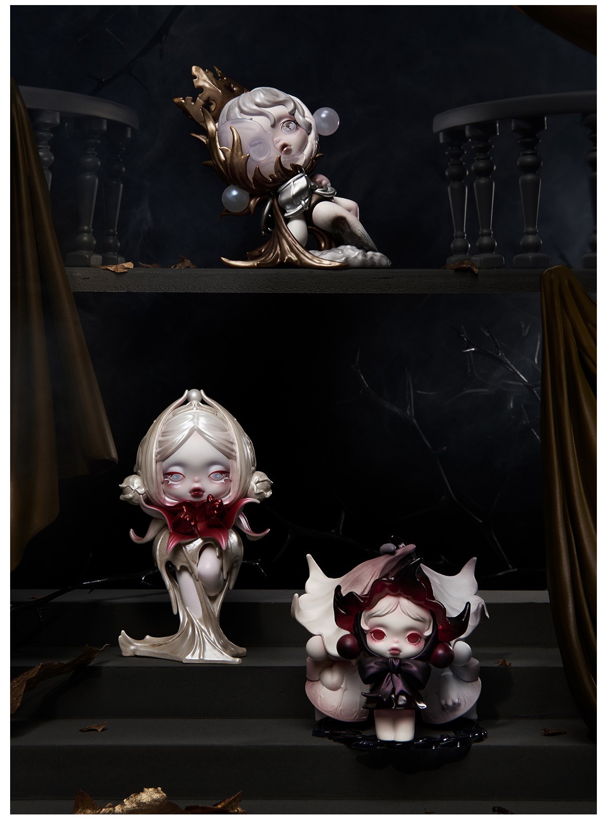 SKULLPANDA — Petals in Four Acts Series Blind Box | POP MART — official detail