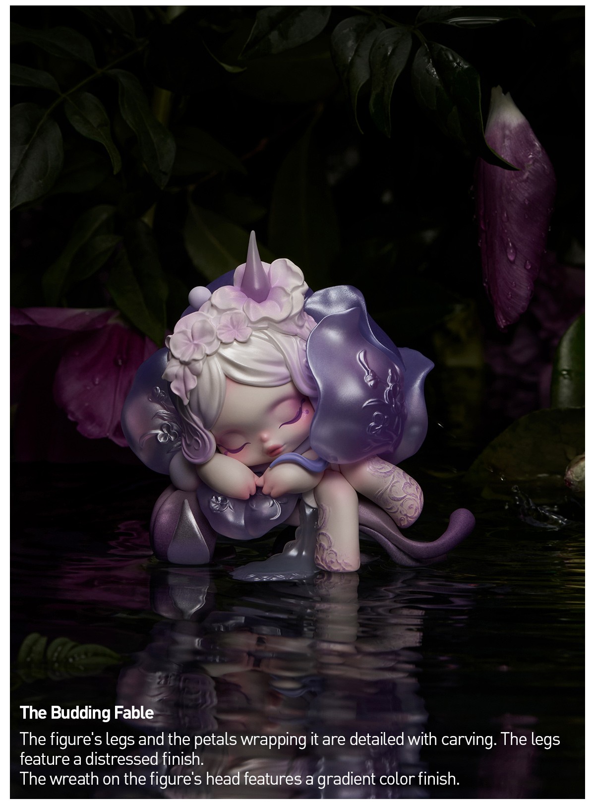 SKULLPANDA — Petals in Four Acts Series Blind Box | POP MART — official detail