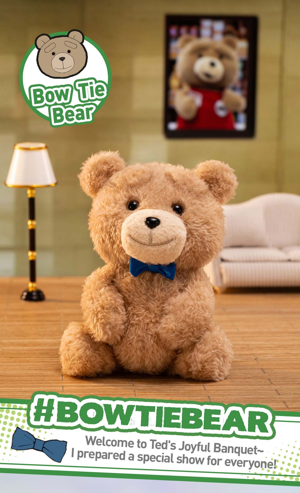 Ted 2 — Teddy Bear Action Plush Blind Box | POP MART — official detail