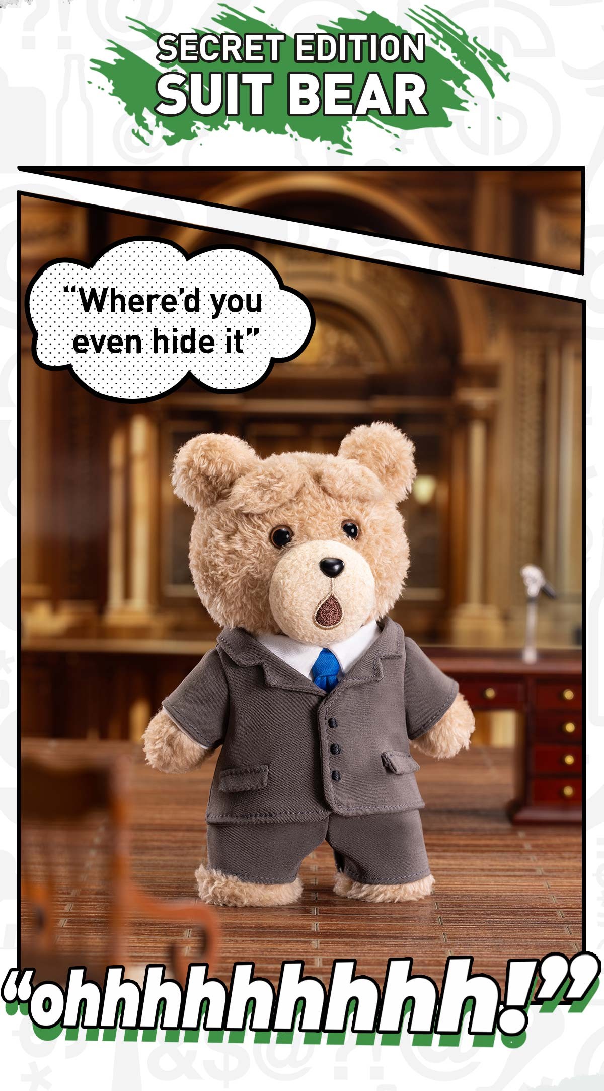 Ted 2 — Teddy Bear Action Plush Blind Box | POP MART — official detail