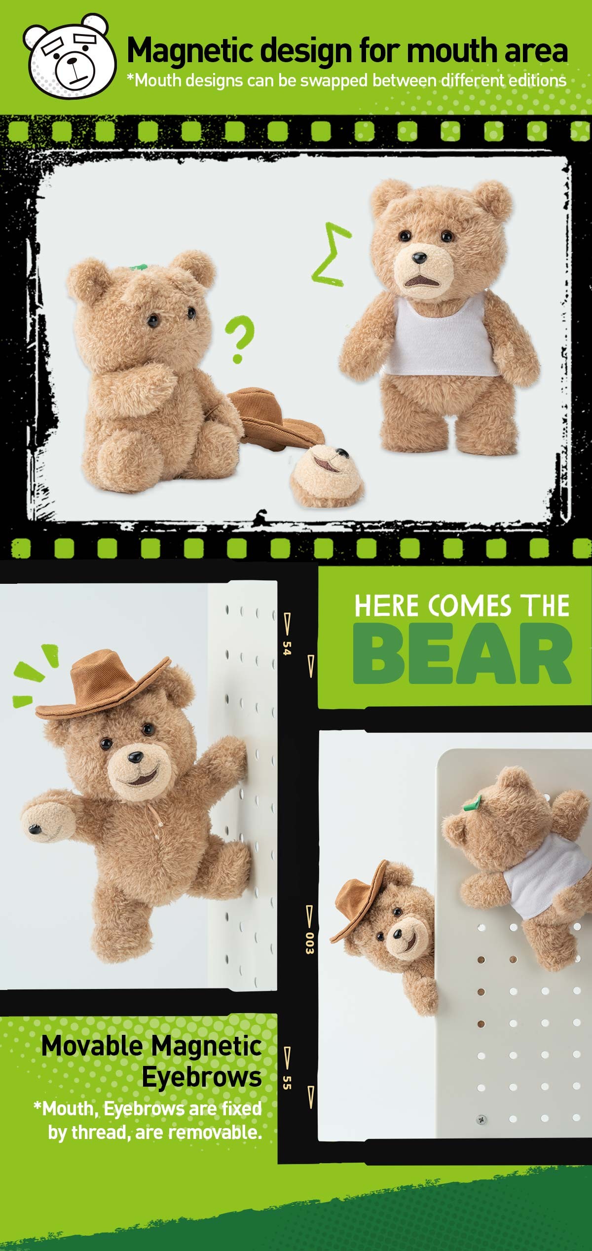 Ted 2 — Teddy Bear Action Plush Blind Box | POP MART — official detail