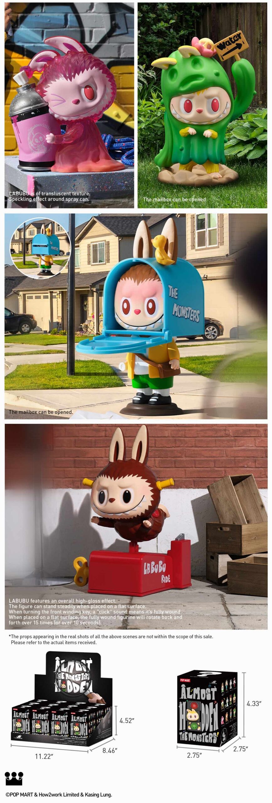 THE MONSTERS — Almost Hidden Blind Box | POP MART — official detail