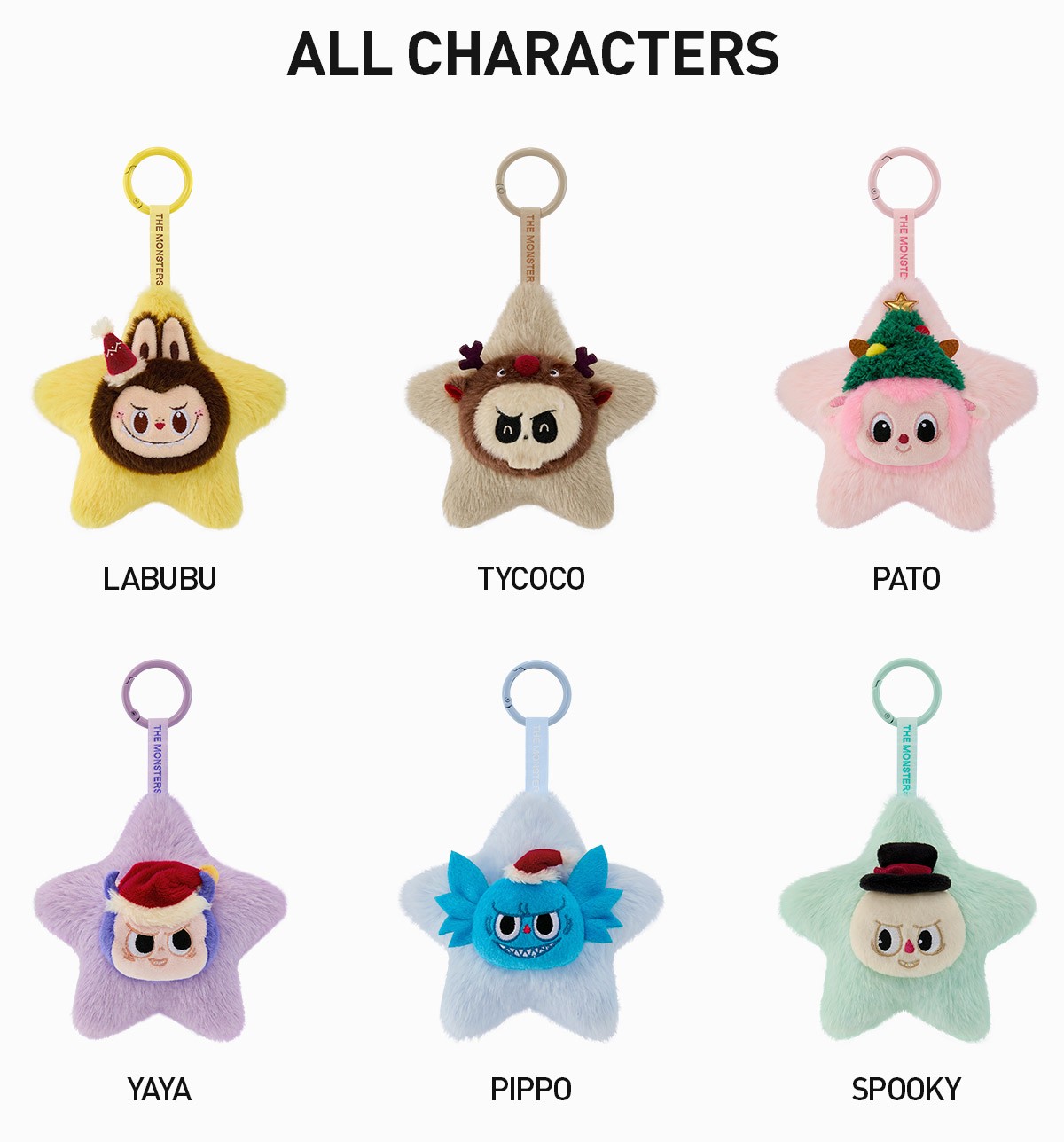 THE MONSTERS — Classic Sparkly Plush Pendant Blind Box | POP MART — official detail