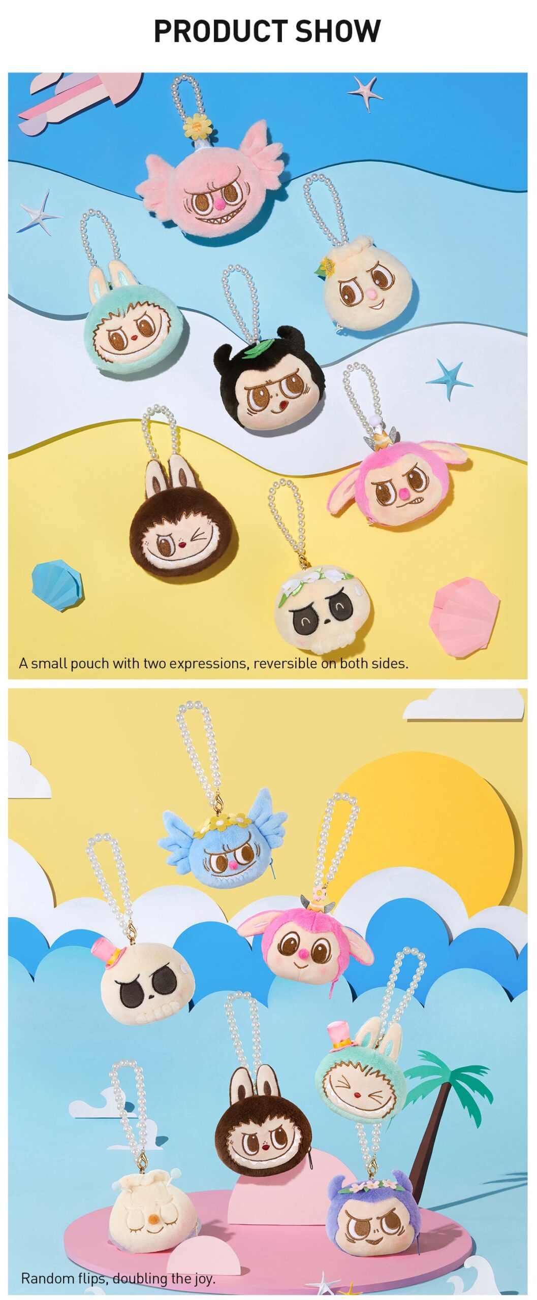 THE MONSTERS — Party Reversible Plush Toy Blind Box | POP MART — official detail
