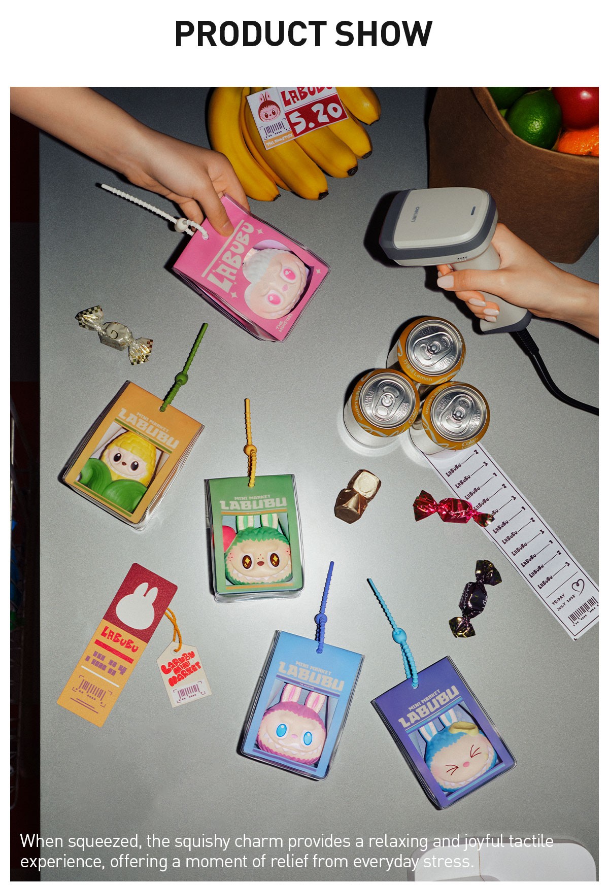 THE MONSTERS — Wacky Mart Squishy Charm Blind Box | POP MART — official detail