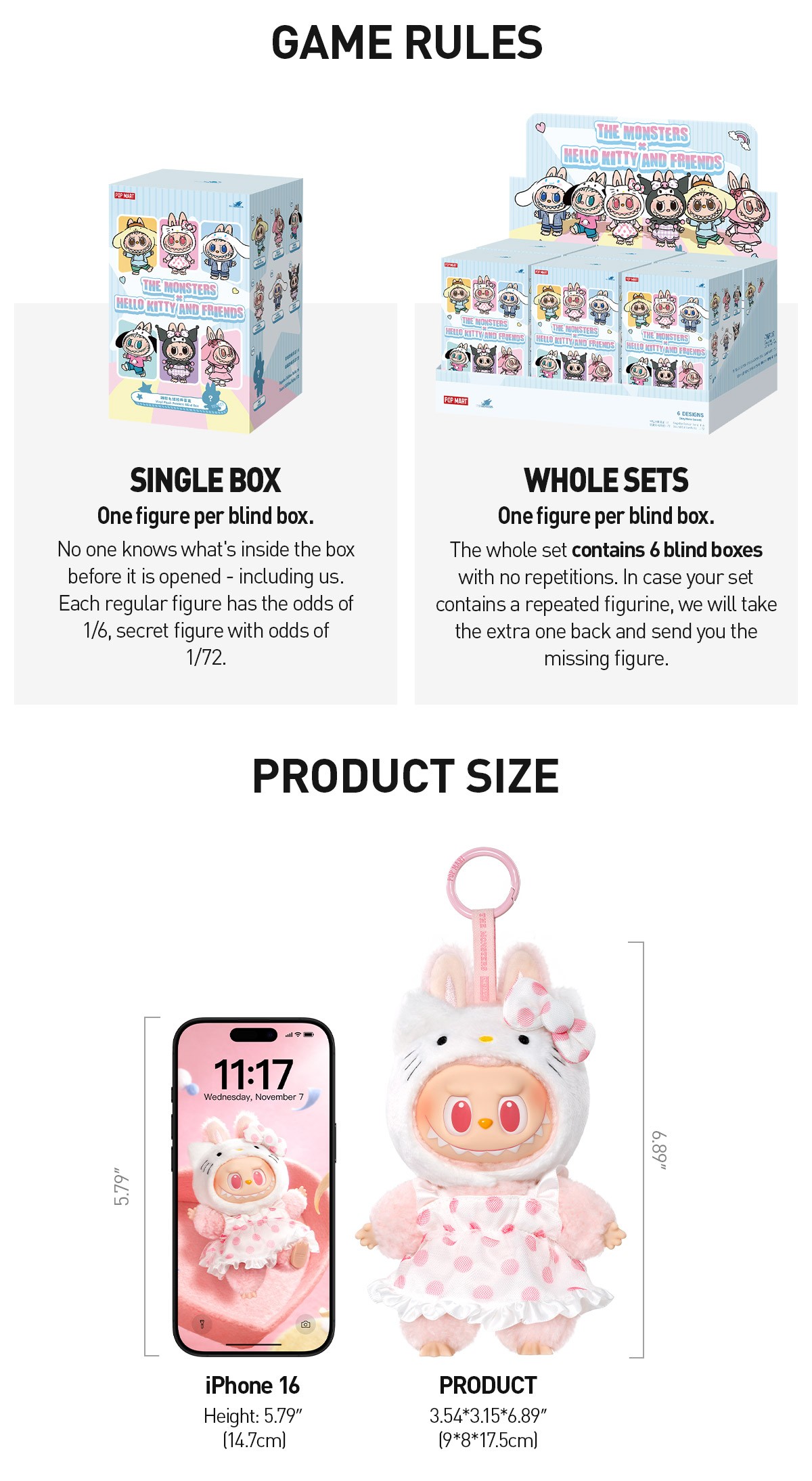 THE MONSTERS — Hello Kitty and Friends Blind Box | POP MART — official detail