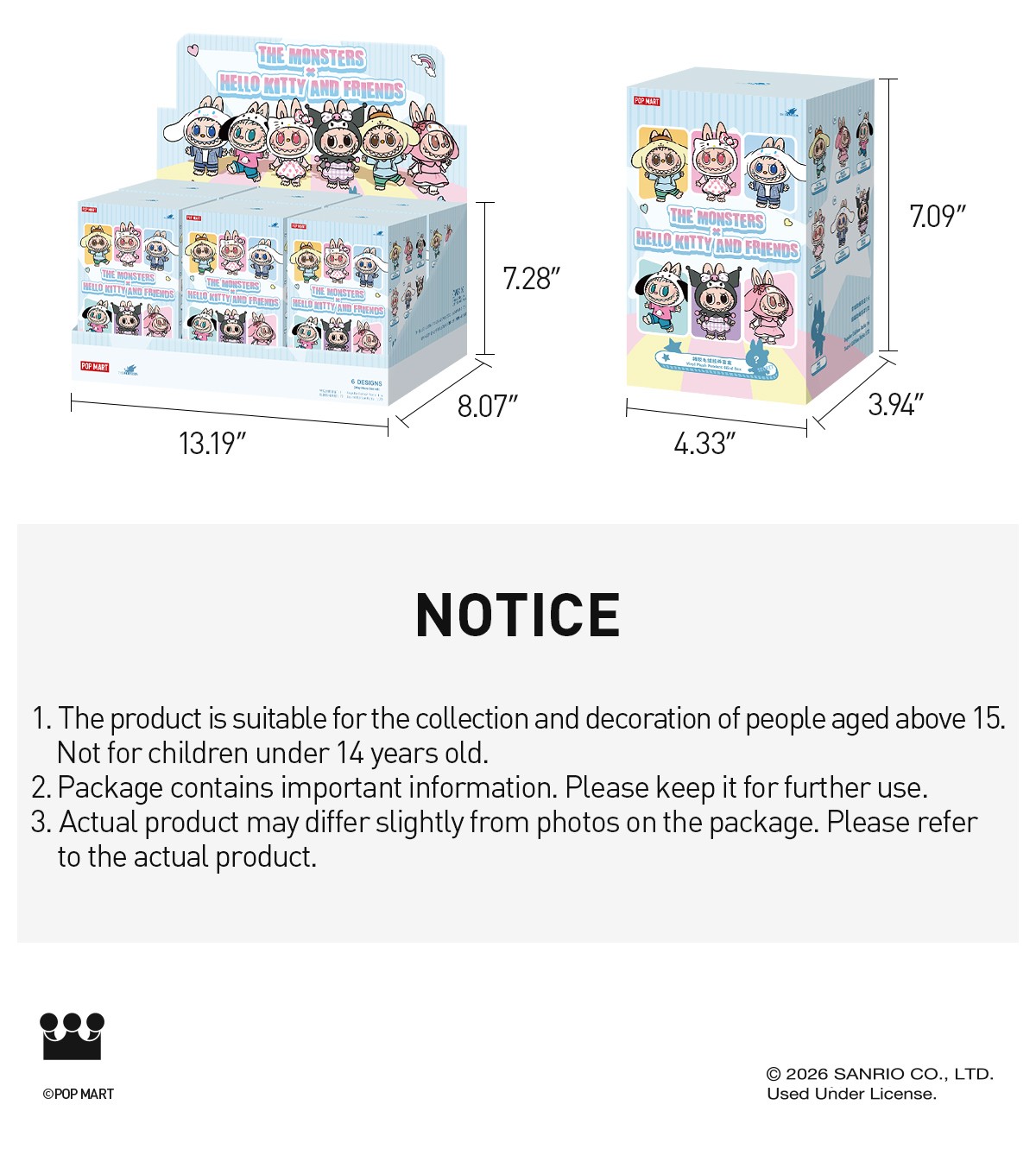 THE MONSTERS — Hello Kitty and Friends Blind Box | POP MART — official detail