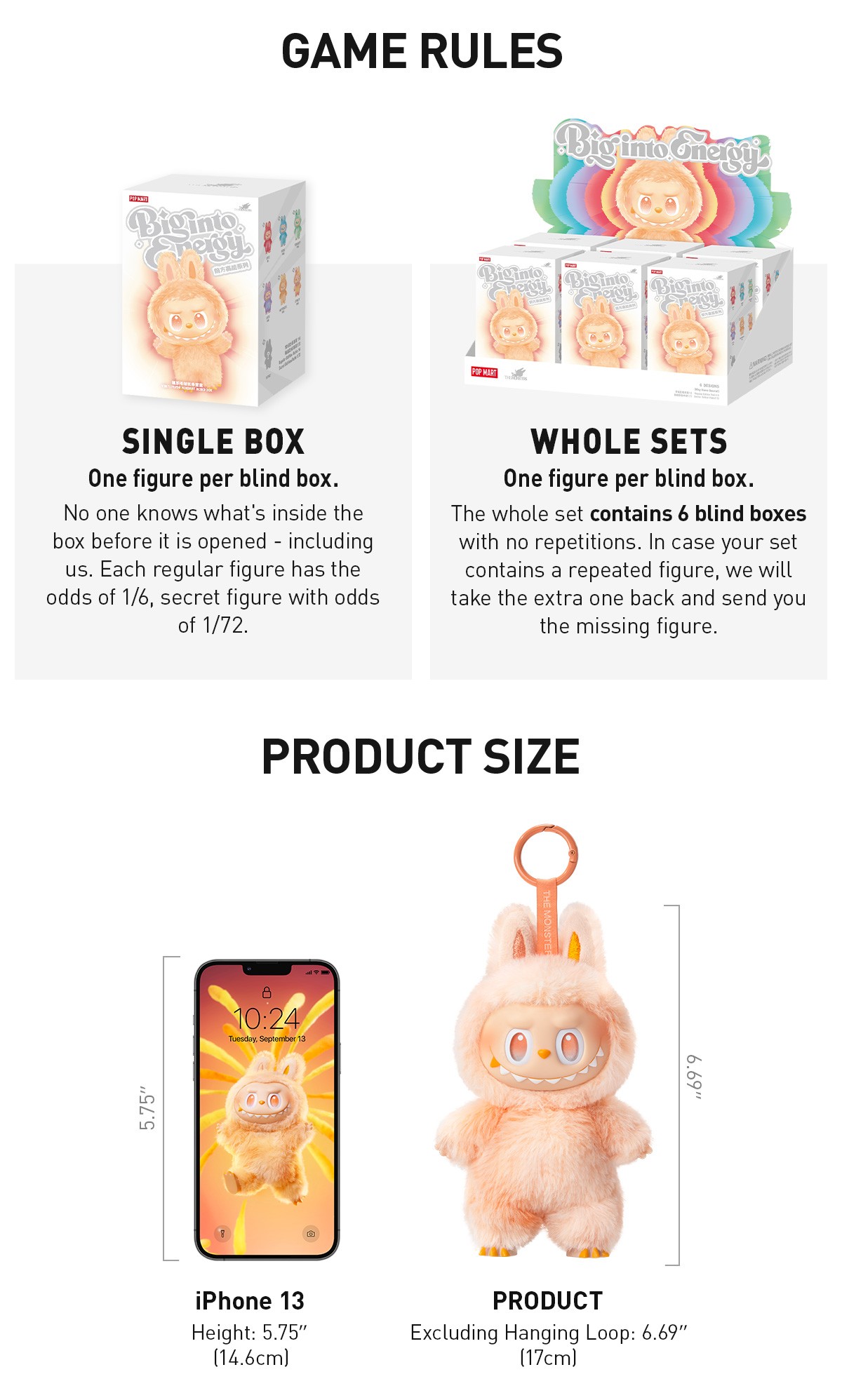THE MONSTERS — Big into Energy Blind Box | POP MART — official detail