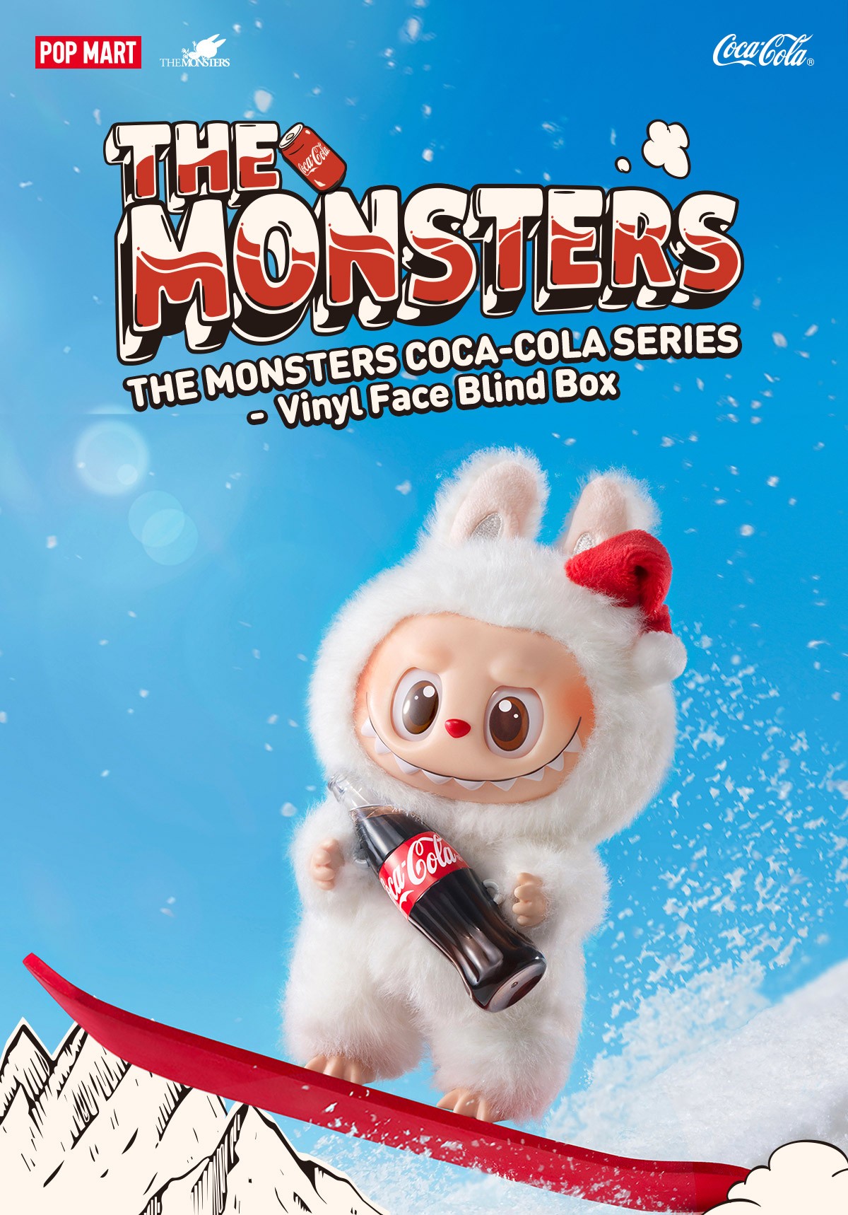 THE MONSTERS — Coca-Cola Vinyl Face Blind Box | POP MART — official detail