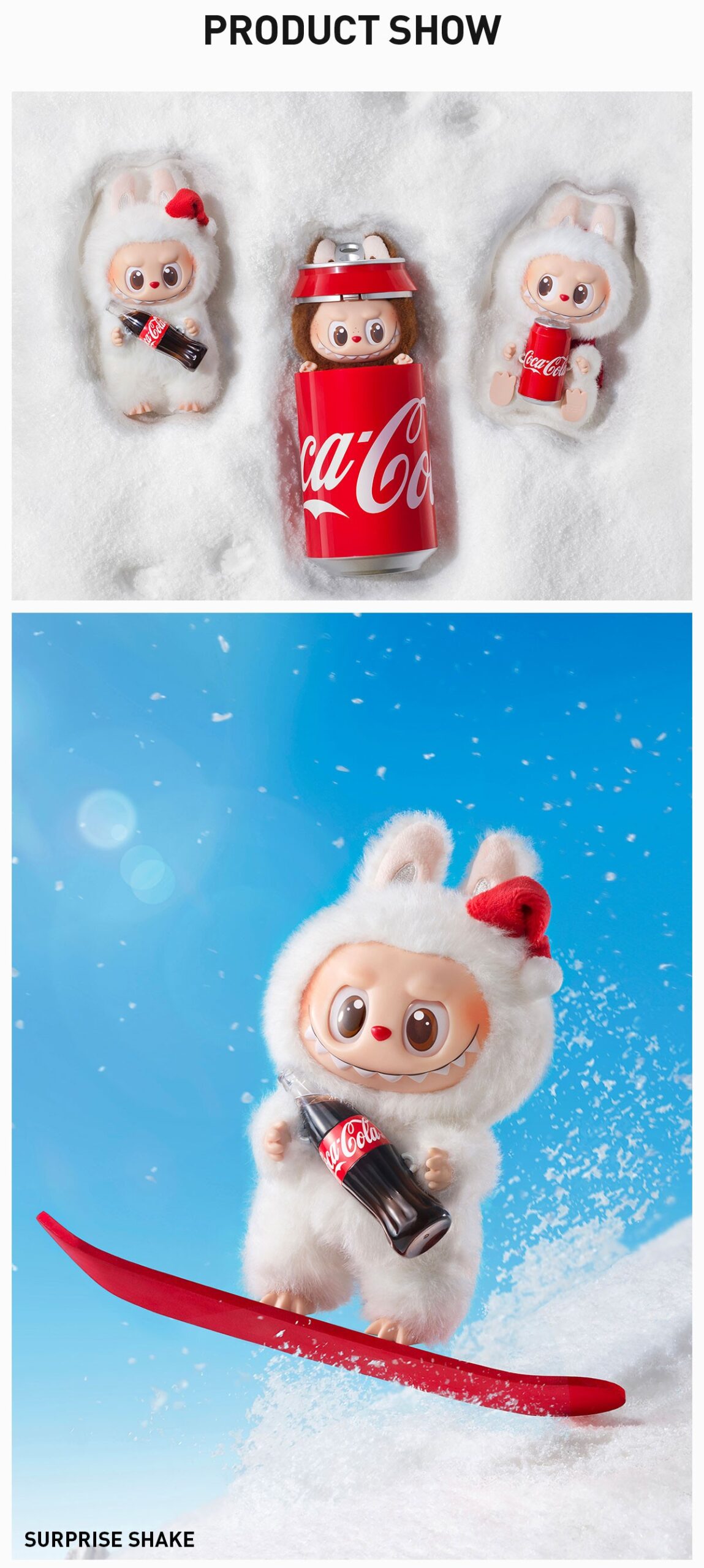 THE MONSTERS — Coca-Cola Vinyl Face Blind Box | POP MART — official detail