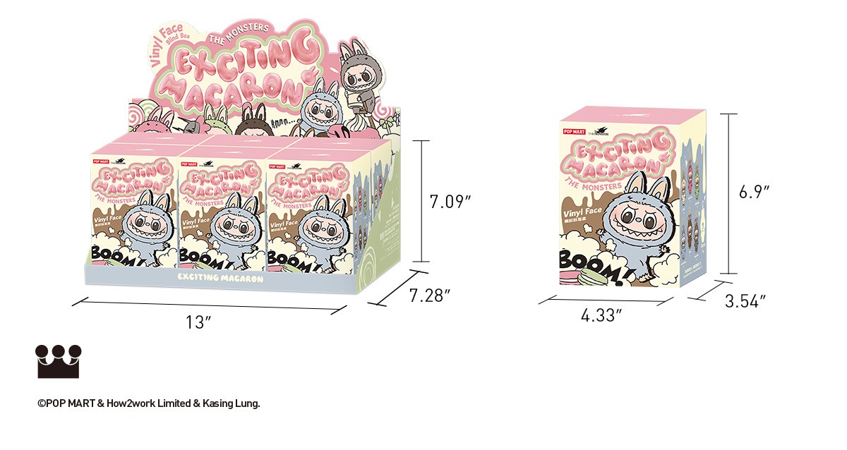 THE MONSTERS — Exciting Macaron Blind Box | POP MART — official detail