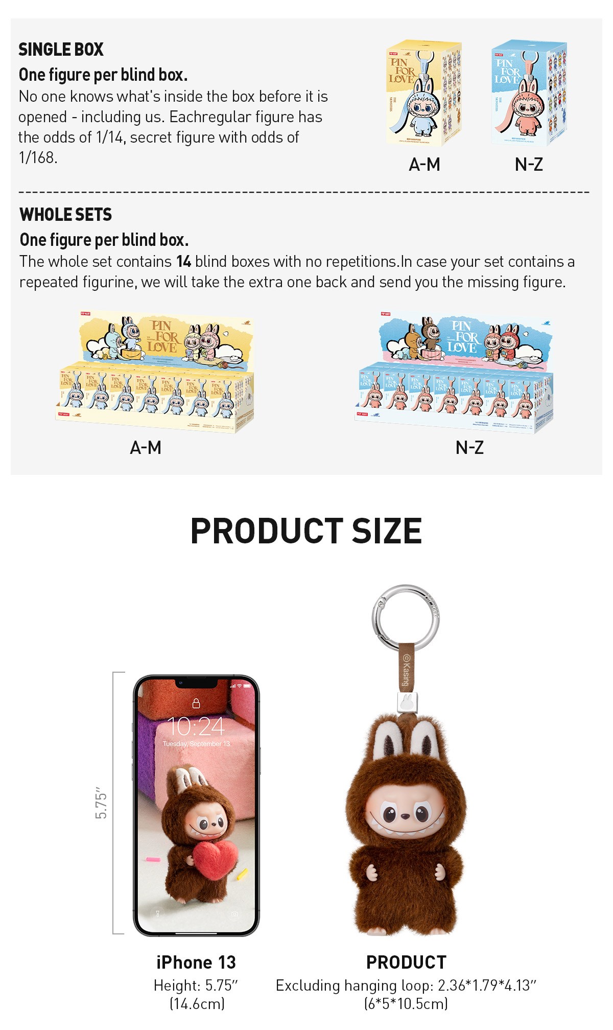 THE MONSTERS — Pin for Love (A-M) Blind Box | POP MART — official detail