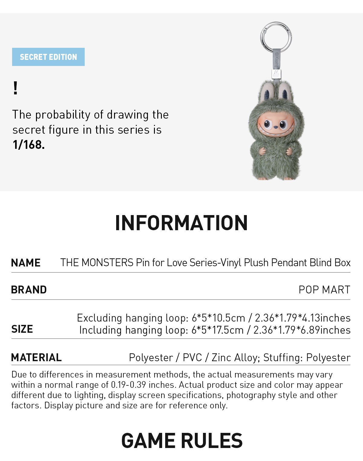 THE MONSTERS — Pin for Love (N-Z) Blind Box | POP MART — official detail