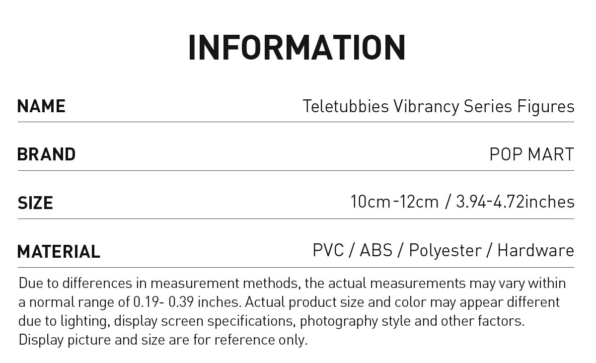 Teletubbies — Vibrancy Blind Box | POP MART — official detail