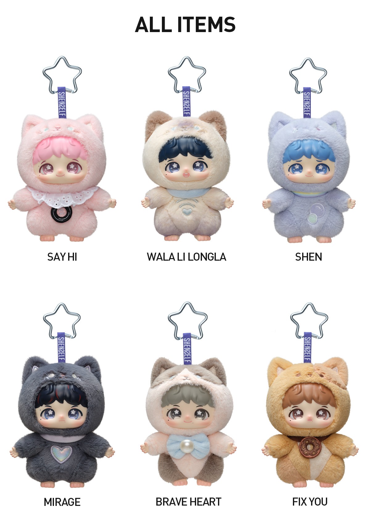 Zhou Shen — SHENSELF Plush Pendant Blind Box | POP MART — official detail