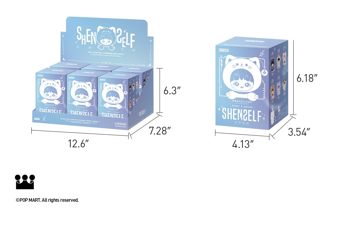 Zhou Shen — SHENSELF Plush Pendant Blind Box | POP MART — official detail