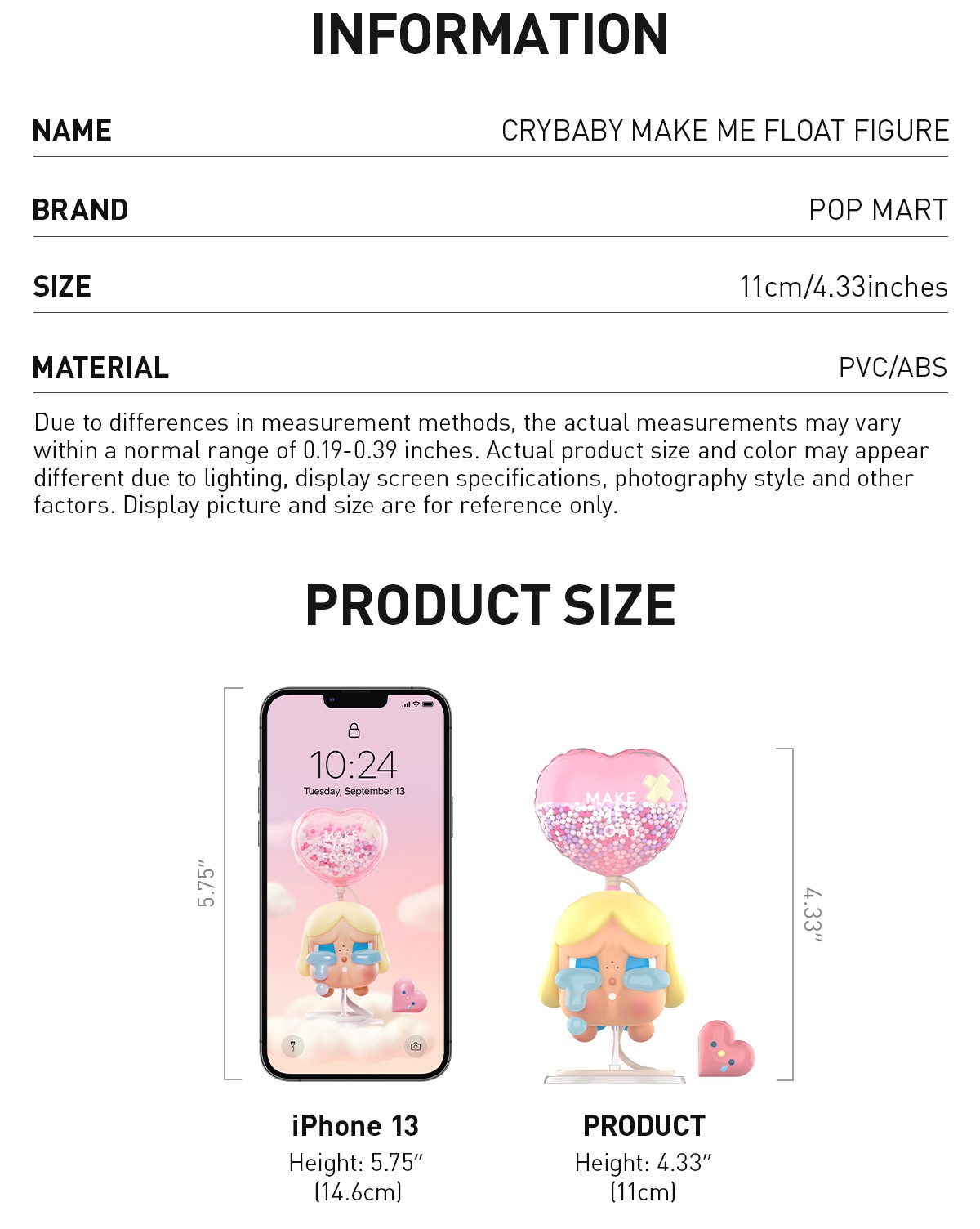 CRYBABY — Make Me Float | POP MART — official detail