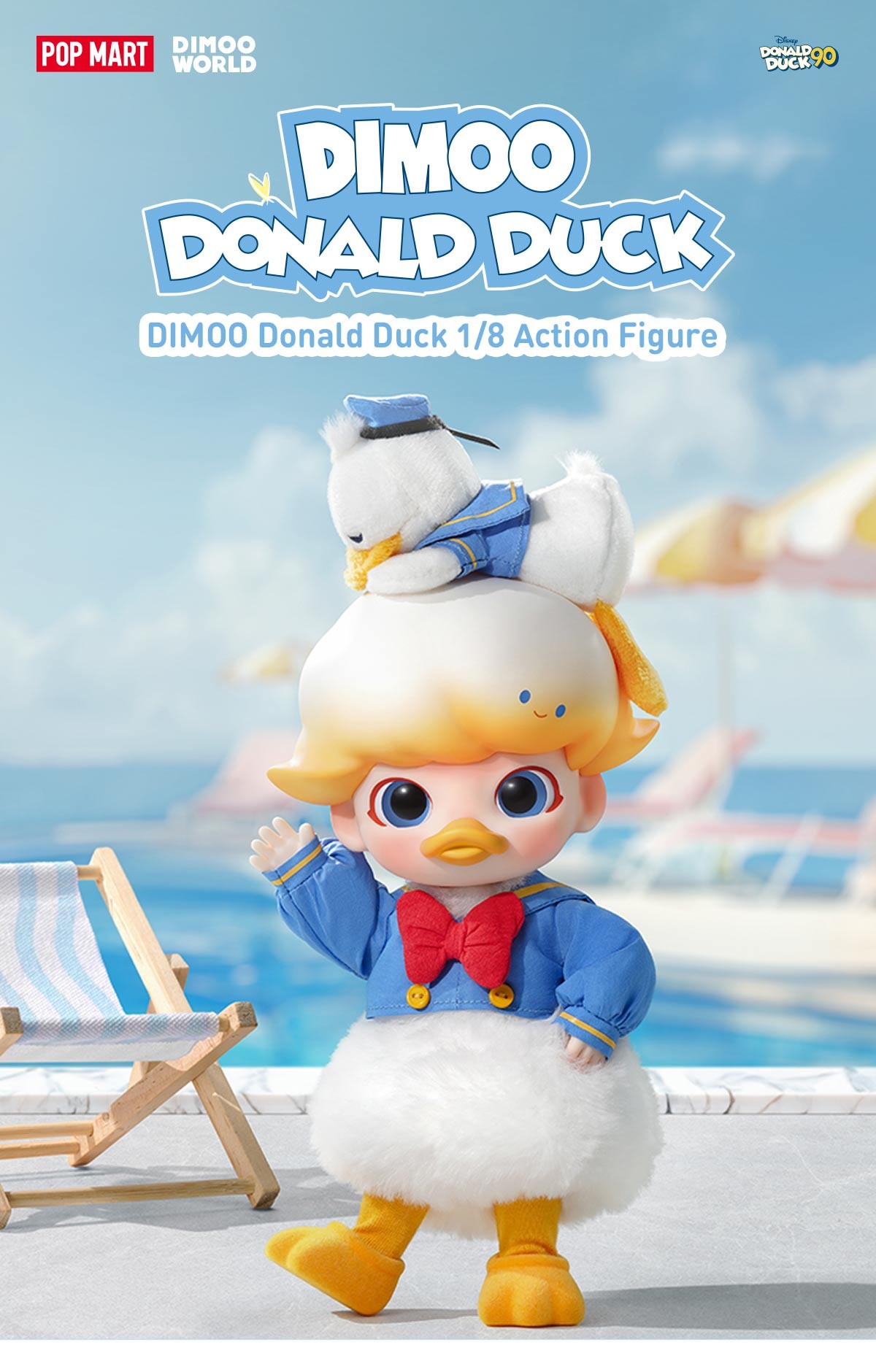 DIMOO — Donald Duck 1/8 Action Figure | POP MART — official detail