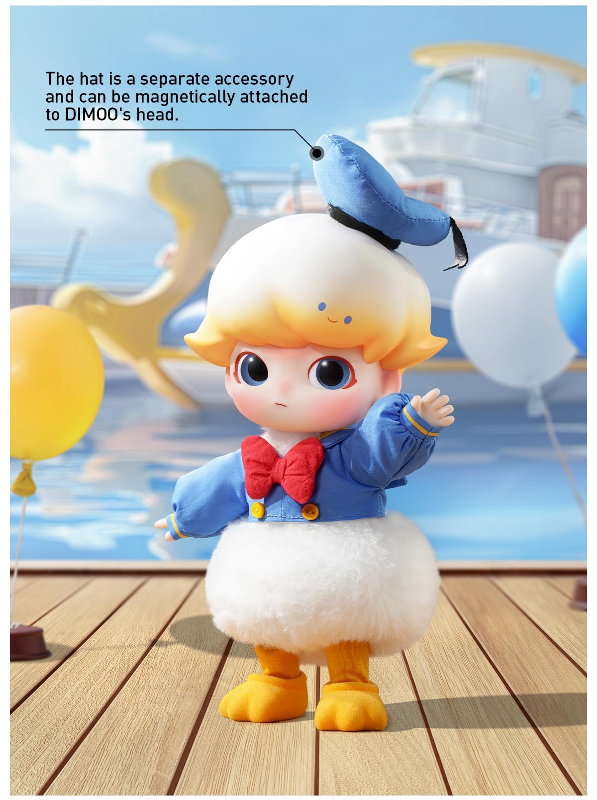 DIMOO — Donald Duck 1/8 Action Figure | POP MART — official detail