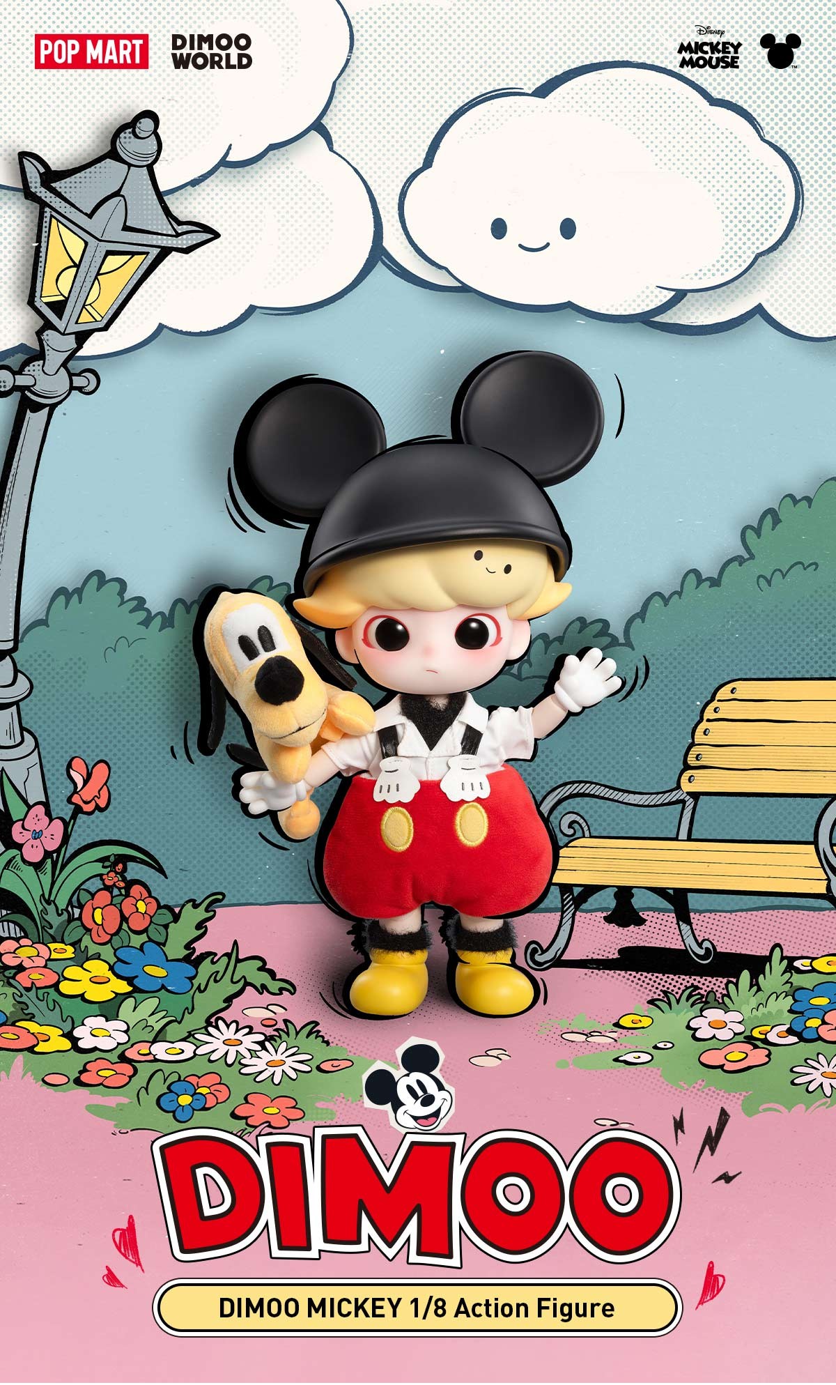 DIMOO — Mickey 1/8 Action Figure | POP MART — official detail