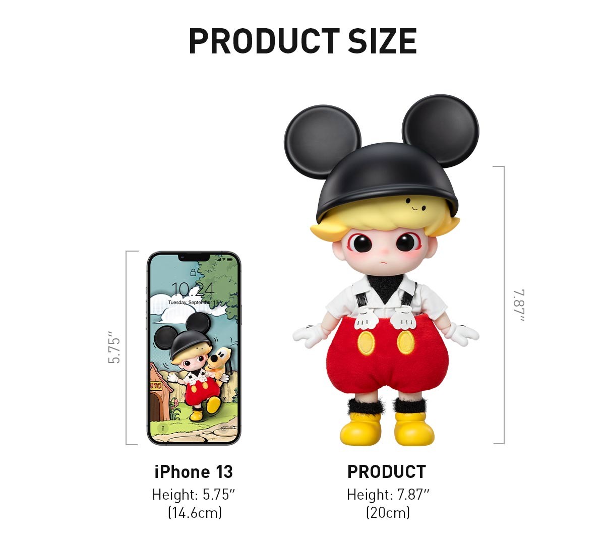 DIMOO — Mickey 1/8 Action Figure | POP MART — official detail