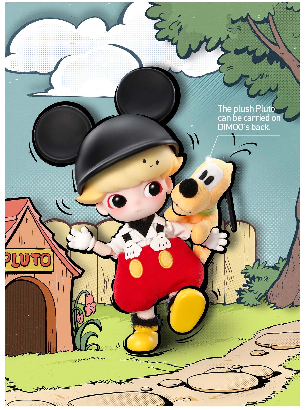 DIMOO — Mickey 1/8 Action Figure | POP MART — official detail
