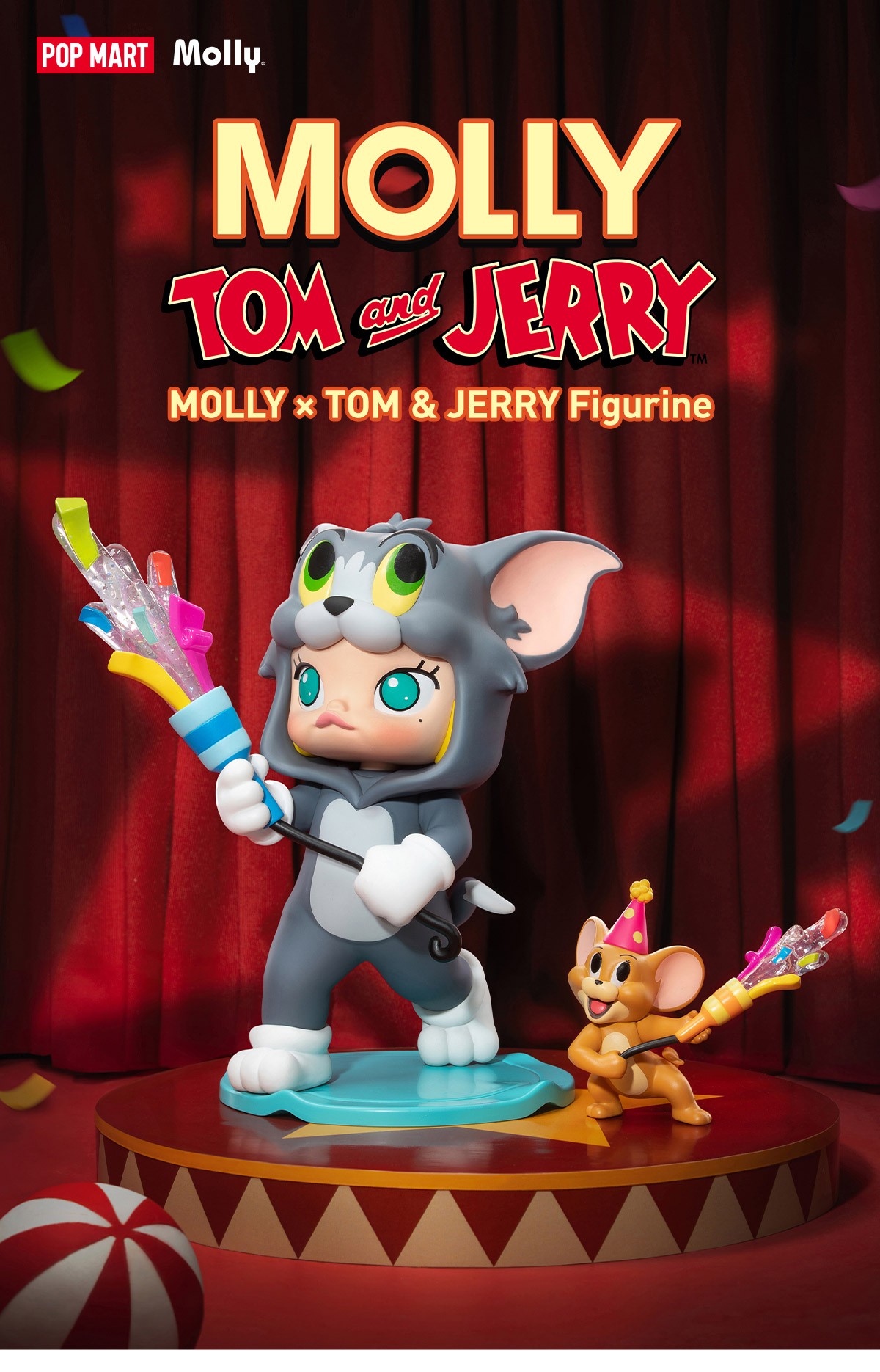 MOLLY × TOM & JERRY Figurine | POP MART — official detail