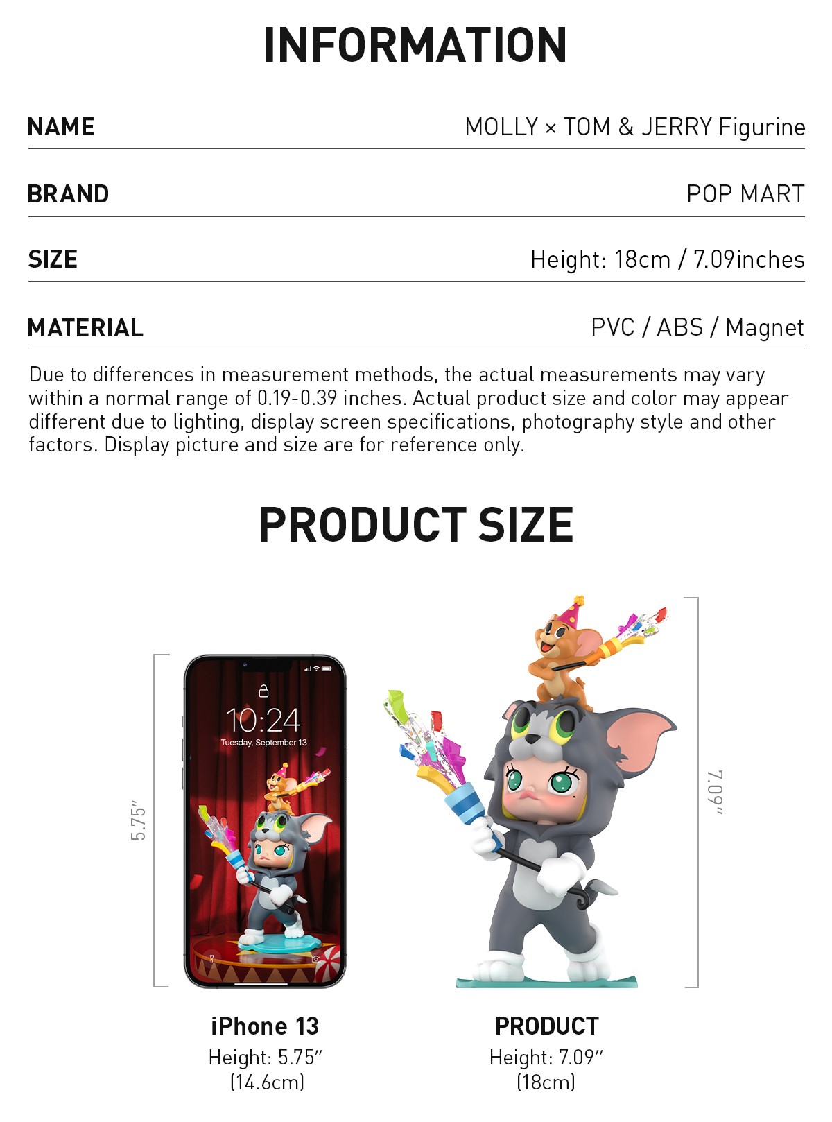 MOLLY × TOM & JERRY Figurine | POP MART — official detail