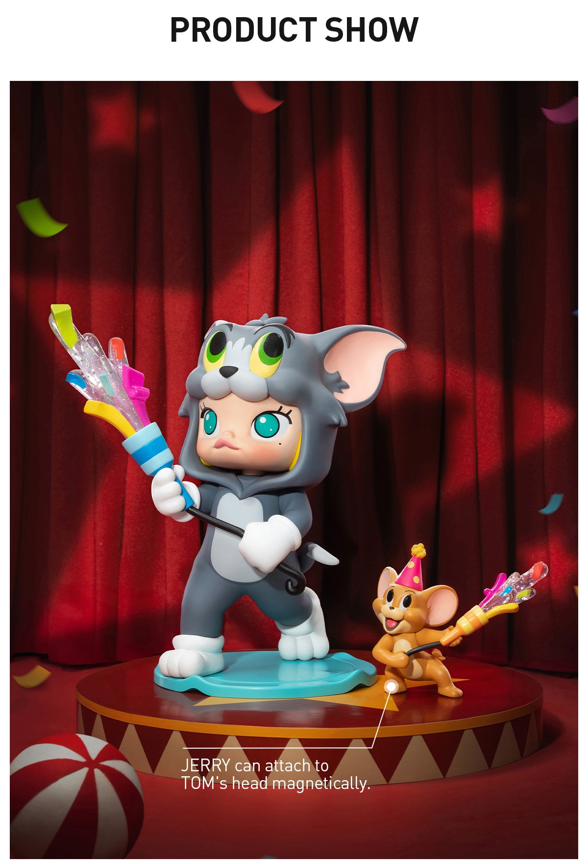 MOLLY × TOM & JERRY Figurine | POP MART — official detail