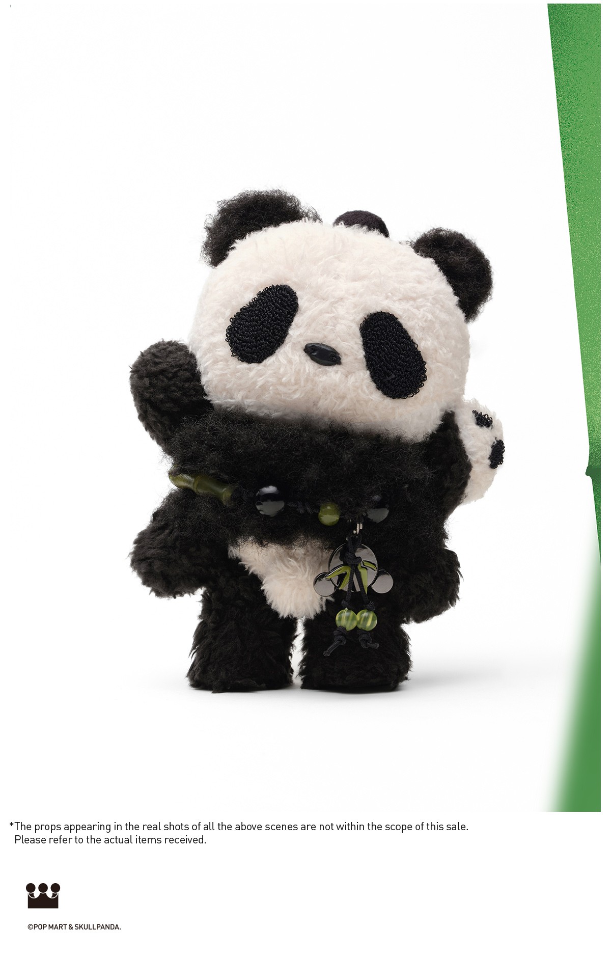SKULLPANDA — Lazy Panda Plush Doll Pendant | POP MART — official detail