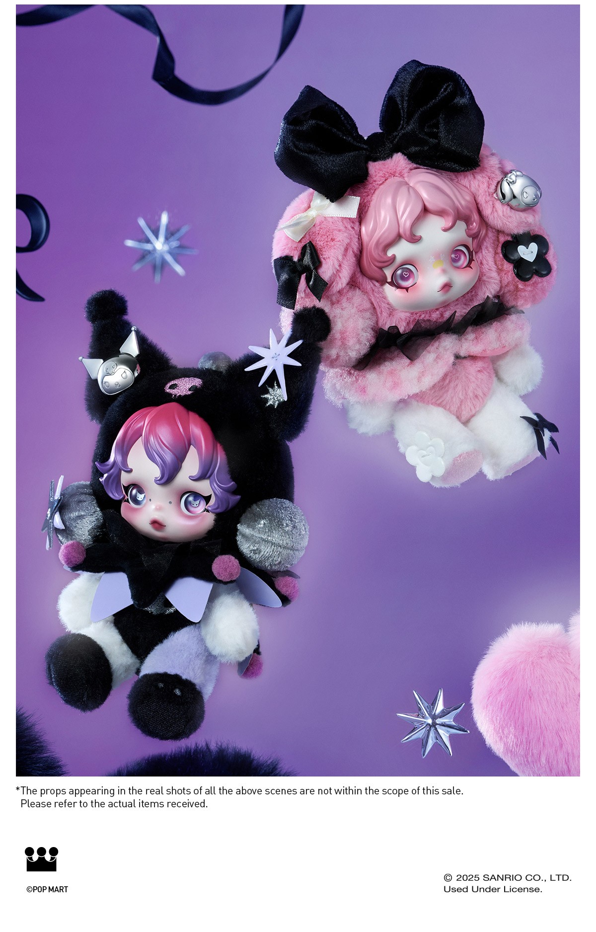 SKULLPANDA — Kuromi Plush | POP MART — official detail
