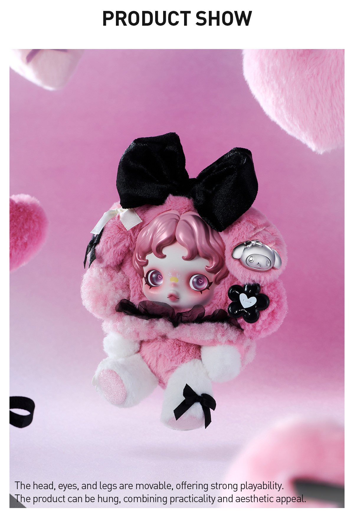SKULLPANDA — My Melody Plush | POP MART — official detail