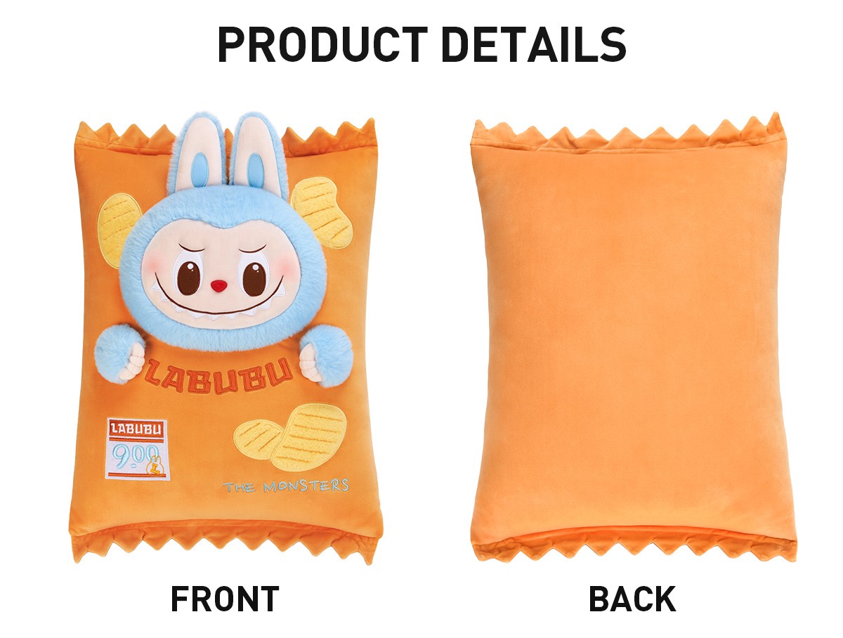 THE MONSTERS — Wacky Mart Pillow (Chips) | POP MART — official detail