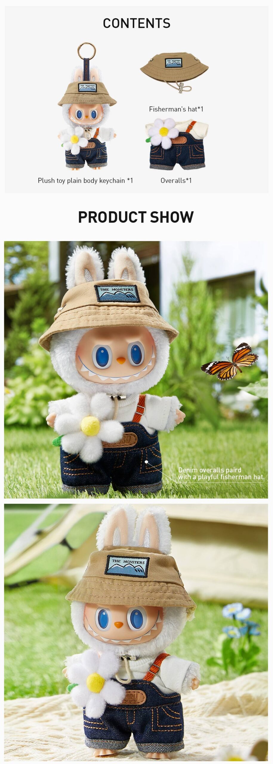 THE MONSTERS — Fall in Wild Vinyl Plush Doll Pendant | POP MART — official detail