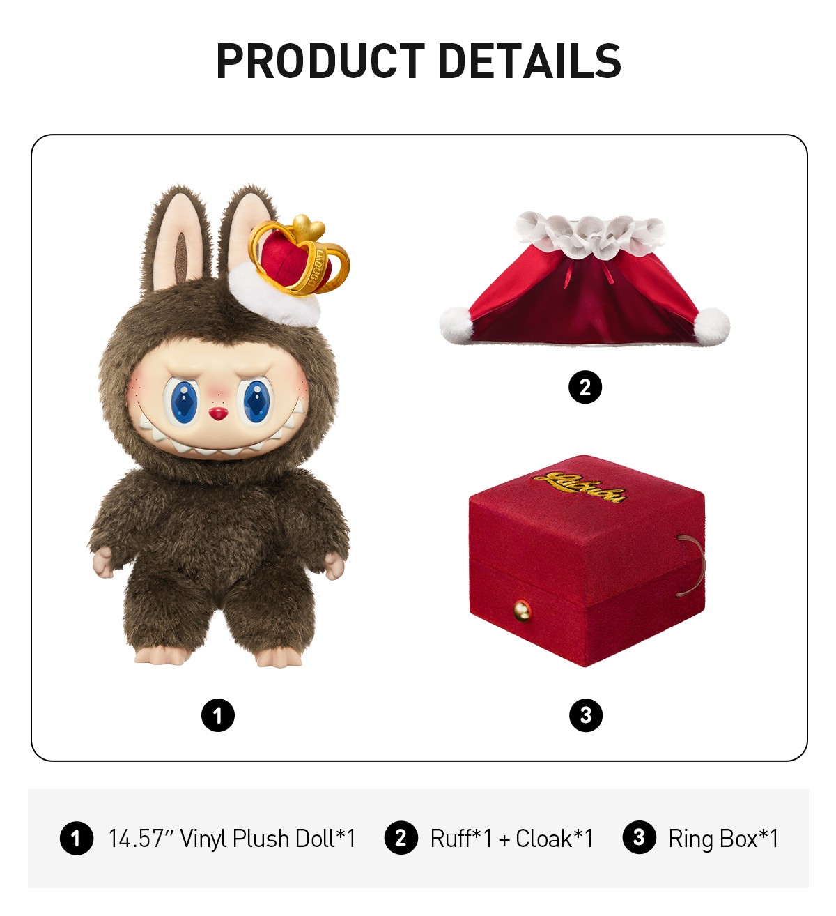 THE MONSTERS — Let's Checkmate Vinyl Plush Doll | POP MART — official detail
