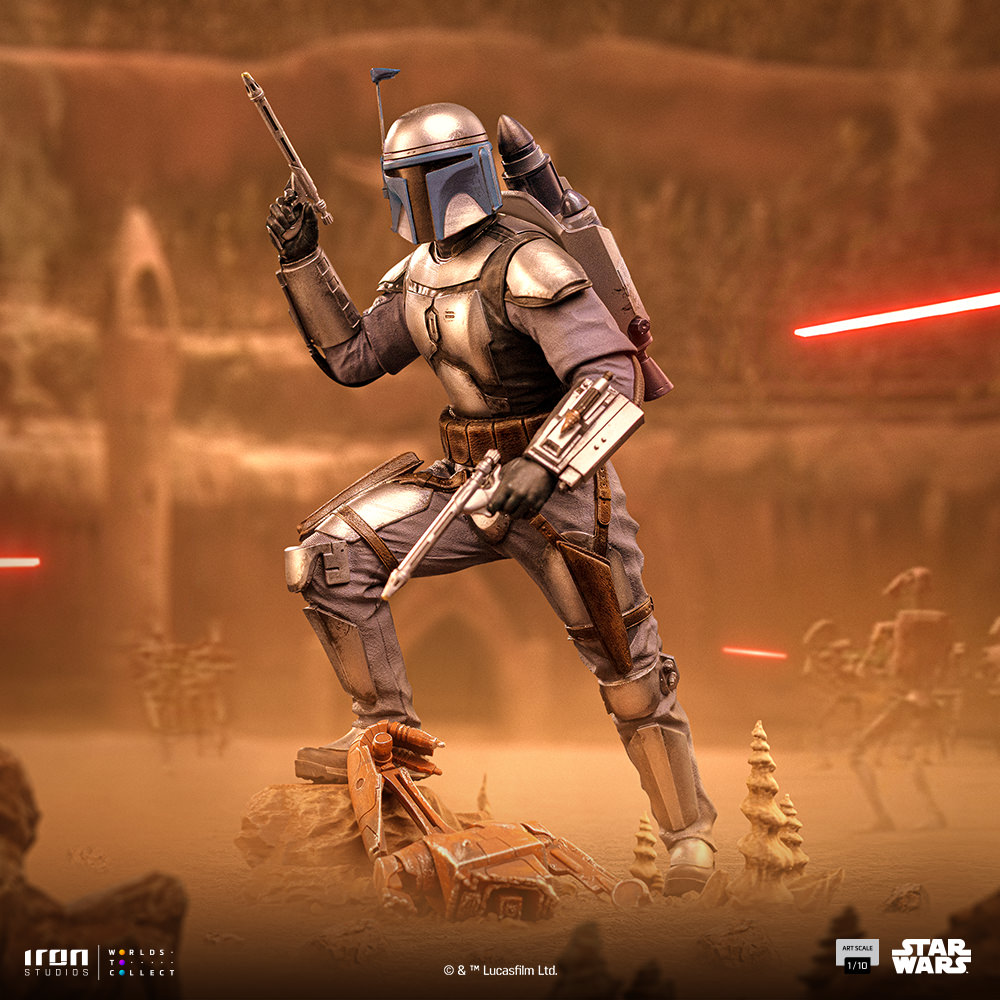 Jango Fett 1:10 Scale Statue by Iron Studios