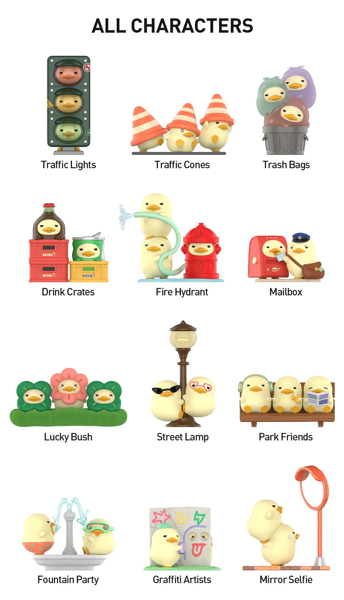 DUCKOO — mini DUCKOO Citywalk Figures Blind Box | POP MART — official detail