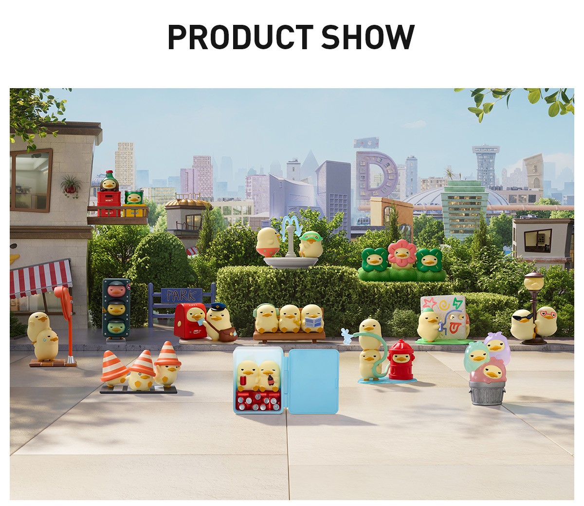 DUCKOO — mini DUCKOO Citywalk Figures Blind Box | POP MART — official detail