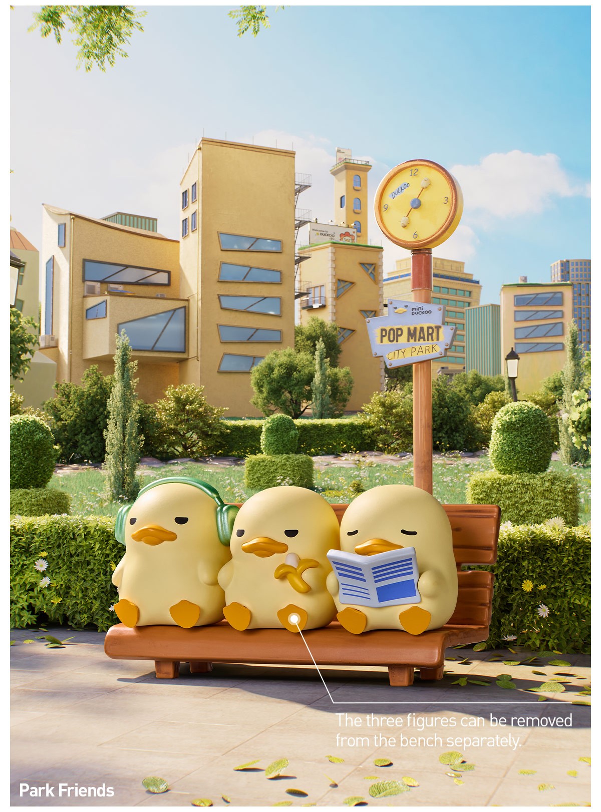 DUCKOO — mini DUCKOO Citywalk Figures Blind Box | POP MART — official detail
