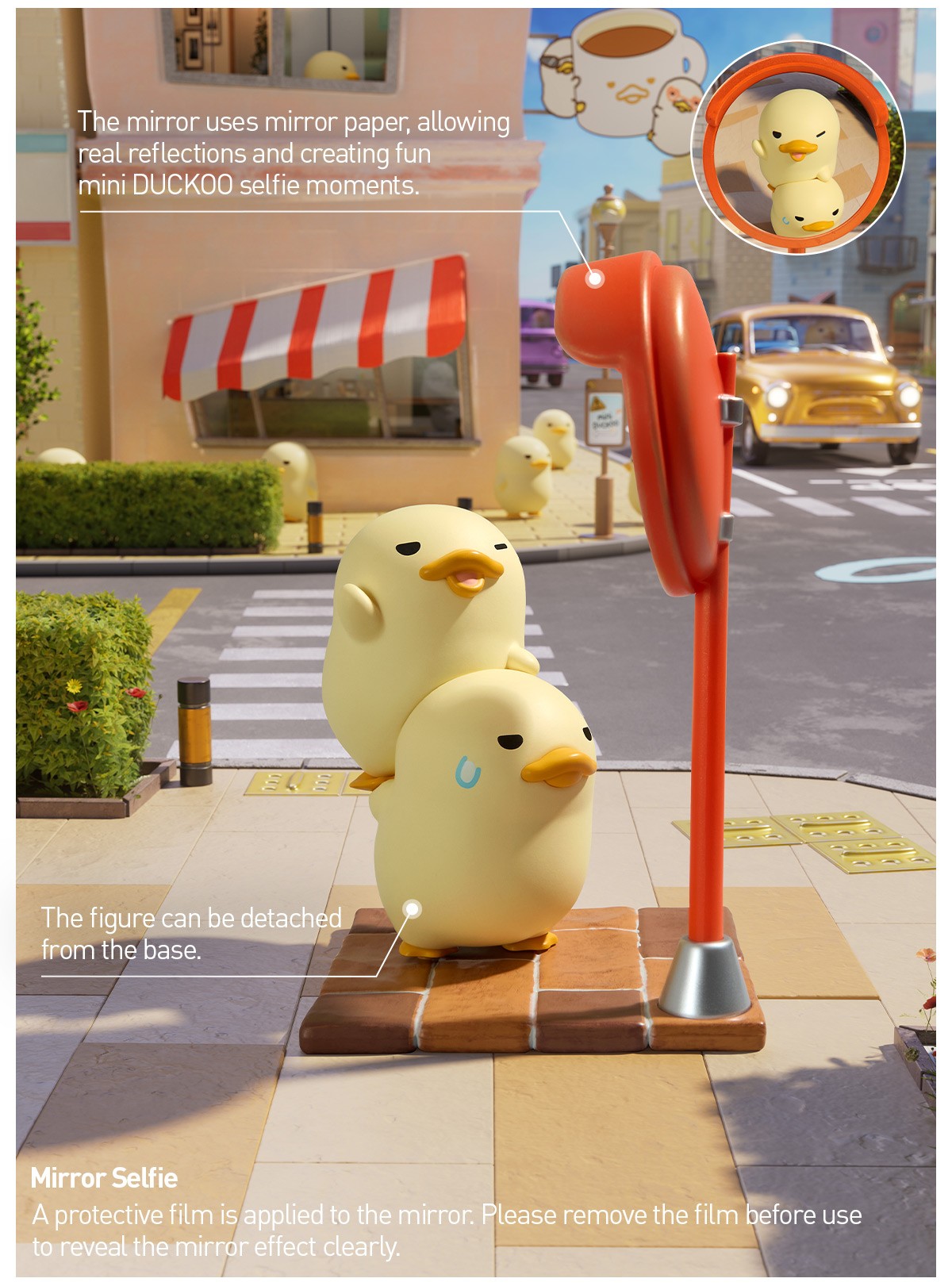 DUCKOO — mini DUCKOO Citywalk Figures Blind Box | POP MART — official detail