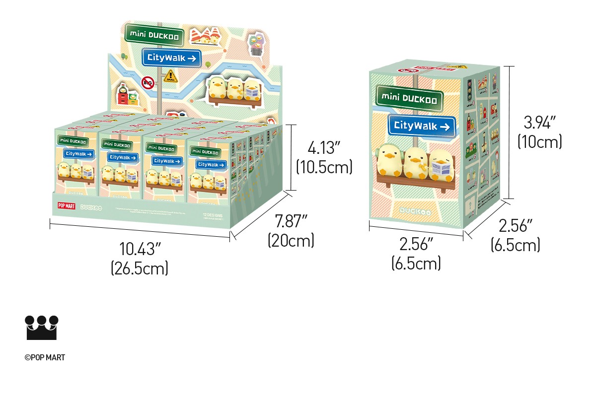 DUCKOO — mini DUCKOO Citywalk Figures Blind Box | POP MART — official detail